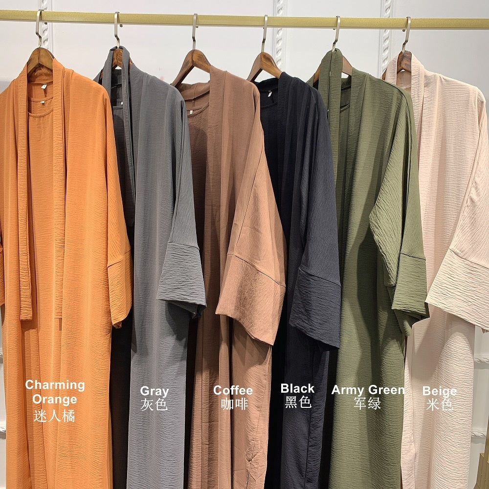 Manufacturer High Quality Women Muslim Dress 3 piece Set Abaya Big Size Turkey Dubai Casual Abaya