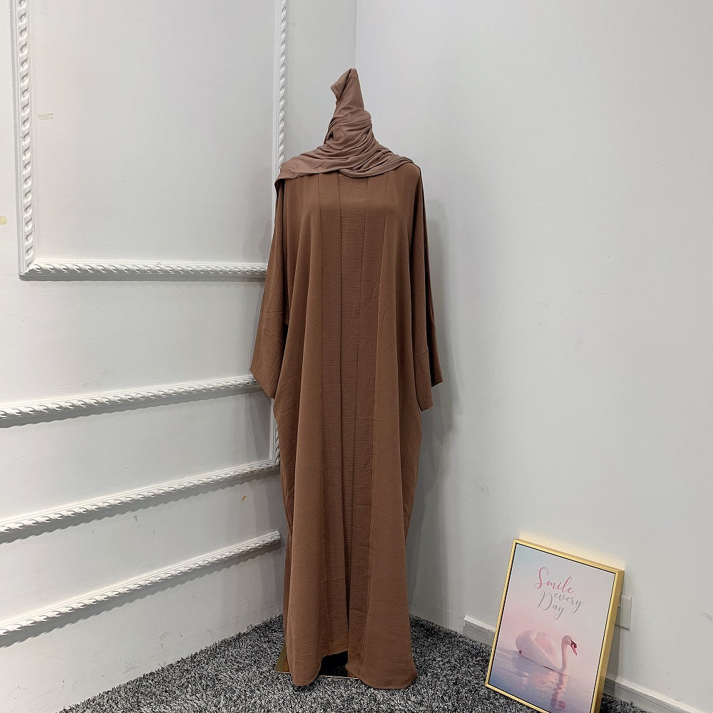 Manufacturer High Quality Women Muslim Dress 3 piece Set Abaya Big Size Turkey Dubai Casual Abaya
